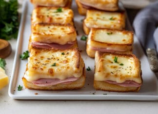 Bouchées au jambon et béchamel