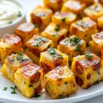 Bouchées de tortilla espagnole au chorizo