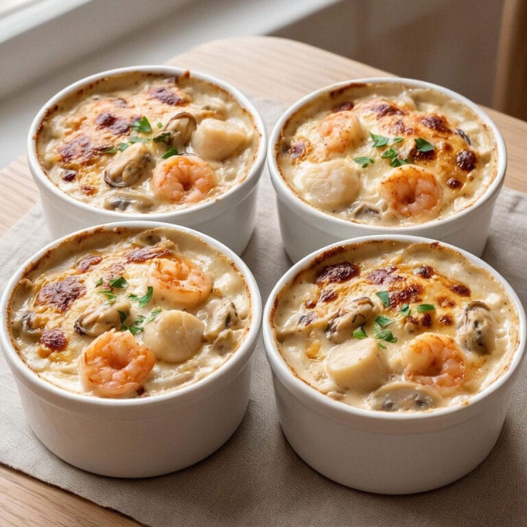 Cassolette de Fruits de Mer Gratinée
