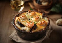 Cassolette de Fruits de Mer Gratinée