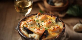 Cassolette de Fruits de Mer Gratinée
