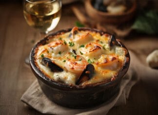 Cassolette de Fruits de Mer Gratinée