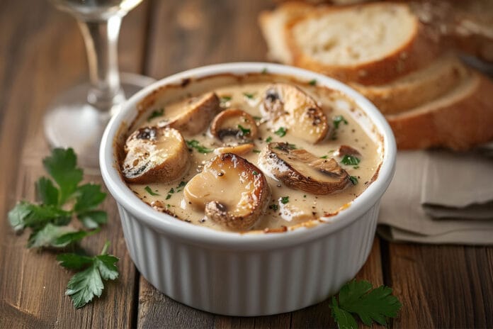 Cassolettes de Champignons et Foie Gras