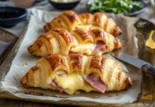 Croissant au Jambon et Fromage