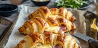 Croissant au Jambon et Fromage
