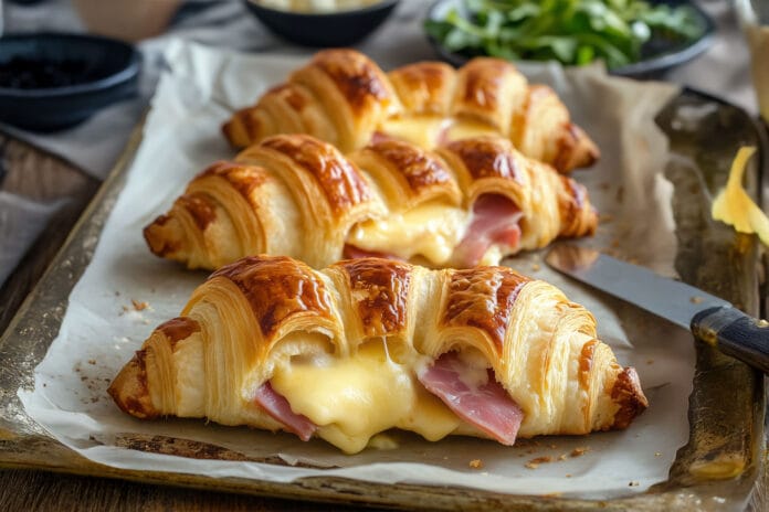 Croissant au Jambon et Fromage