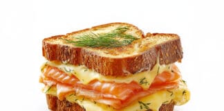 Croque-Norvégien au Saumon Fumé