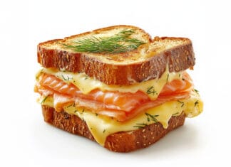 Croque-Norvégien au Saumon Fumé