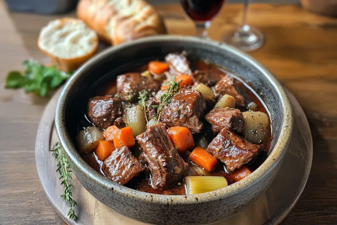 Daube de sanglier à l'ancienne