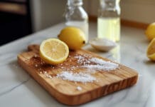 Comment Désencrasser une Planche à Découper : Méthodes Naturelles et Efficaces Désencrasser une planche à découper