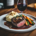 Filet de bœuf sauce au vin rouge et échalotes