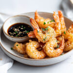 Gambas en Tempura avec Sauce Soja-Sésame