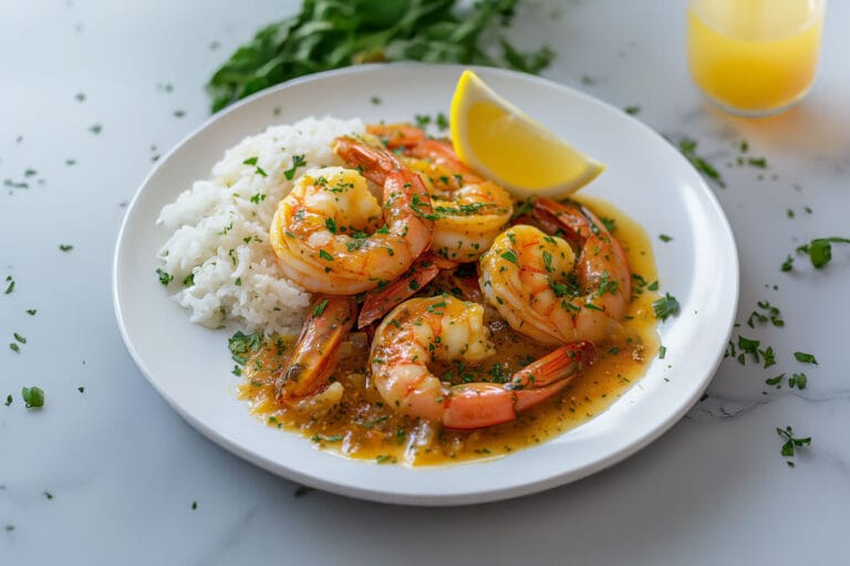Gambas Flambées au Pastis