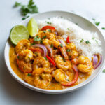 Gambas Sautées au Curry et Lait de Coco