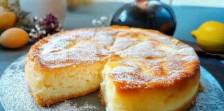 Gâteau de Semoule Parfumé au Citron