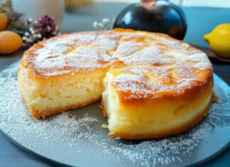 Gâteau de Semoule Parfumé au Citron