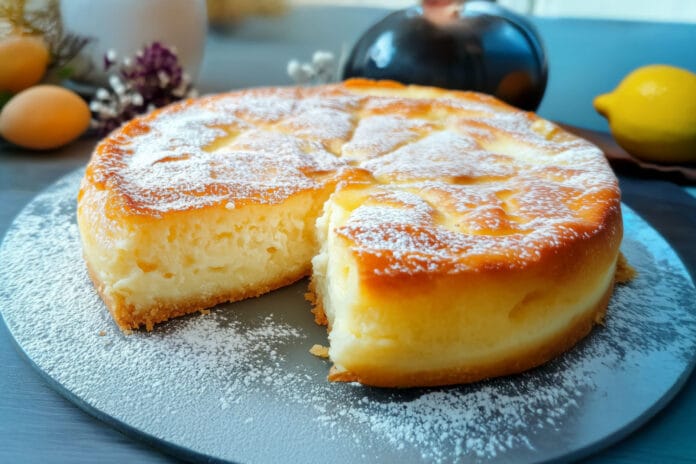 Gâteau de Semoule Parfumé au Citron