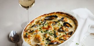 Gratin de Moules au Fromage