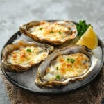 Huîtres Gratinées au Four