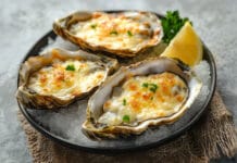Huîtres Gratinées au Four