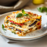 Lasagnes de légumes et fromage de chèvre