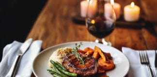 Magret de canard au miel et vinaigre balsamique