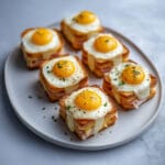 Mini croque-madame apéritif