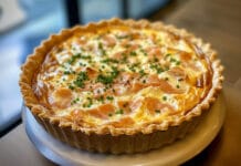 Quiche au Saumon Fumé et Boursin
