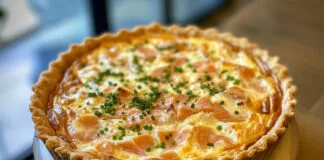 Quiche au Saumon Fumé et Boursin