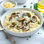 Risotto aux champignons et parmesan