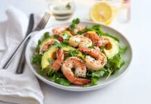 Salade de Crevettes et Avocat