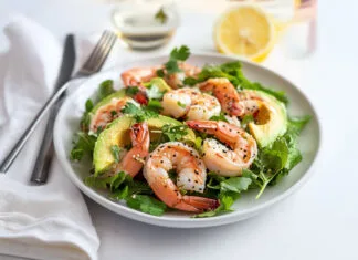 Salade de Crevettes et Avocat