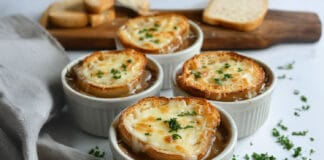 Soupe à l'Oignon Gratinée