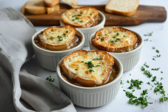 Soupe à l'Oignon Gratinée