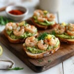 Tartine Avocat-Crevettes