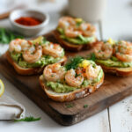 Tartine Avocat-Crevettes