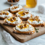Tartine Chèvre-Miel-Noix