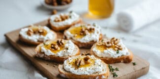 Tartine Chèvre-Miel-Noix