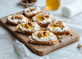 Tartine Chèvre-Miel-Noix