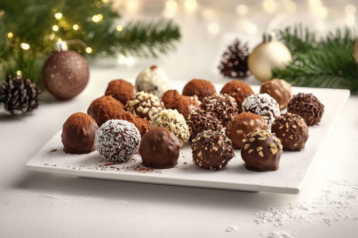 Truffes au Chocolat de Noël