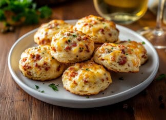 Biscuits au Chorizo et Emmental, biscuits salés parfaits pour l’apéritif