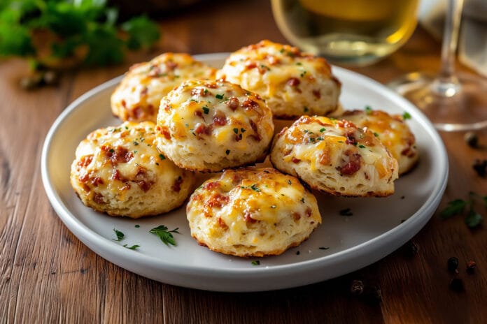 Biscuits au Chorizo et Emmental, biscuits salés parfaits pour l’apéritif