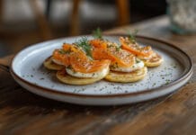 Blinis au Saumon Fumé et Fromage Frais