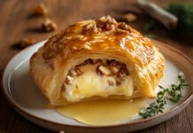 Brie en Croûte aux Noix et Miel