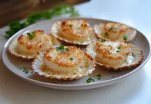 Coquilles Saint-Jacques Gratinées