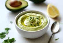 Crème Froide d'Avocat