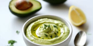 Crème Froide d'Avocat