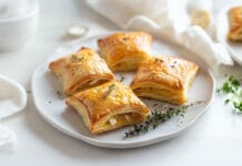 Feuilletés au Chèvre et Oignon