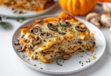 Lasagnes à la Courge Butternut et Champignons