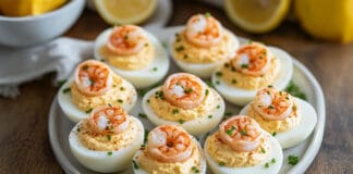 Œufs Mimosa aux Crevettes